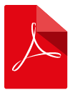 Icon representing a PDF file.