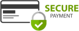 Icon representing secure online payment.